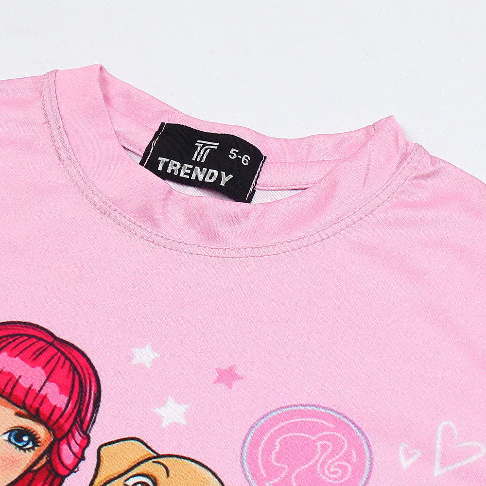 Digital Barbie Girls Dri-Fit Tee