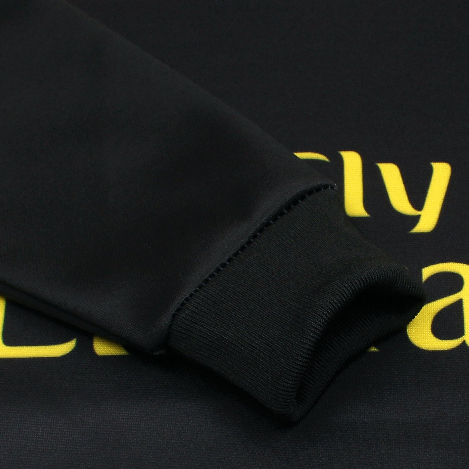 Black And Yellow Striped Hoodie