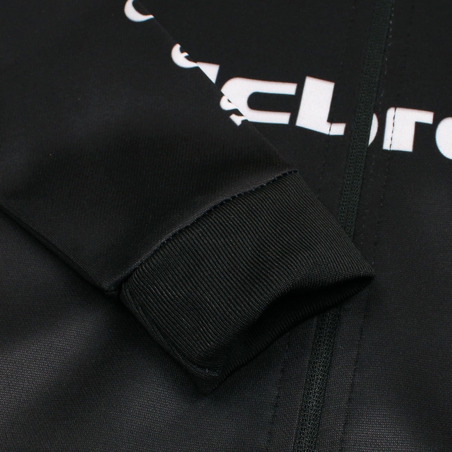 Black Racing Zipper Hoodie